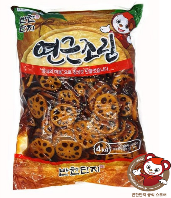 [반찬단지플러스] 연근조림, 1개, 4kg
