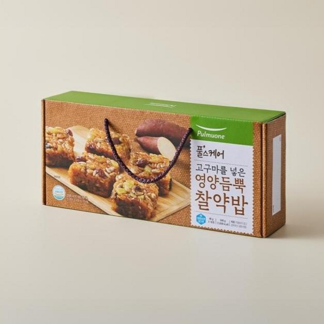 풀무원 [선물세트] 고구마를 넣은 영양듬뿍 찰약밥세트 640g 1개, 옵션 x 1개
