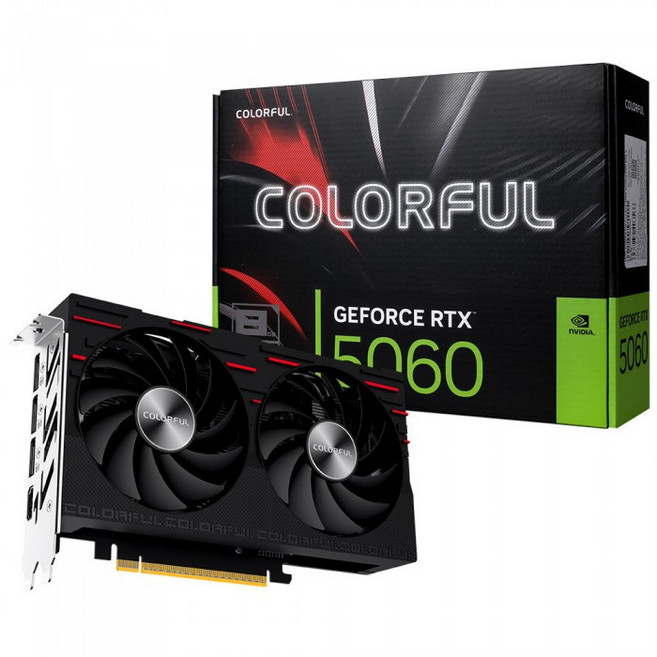 컬러풀 COLORFUL 지포스 RTX 5060 GAMING DUO D7 8GB 도우정보 VGA 컴퓨터 그래픽카드, 단일모델