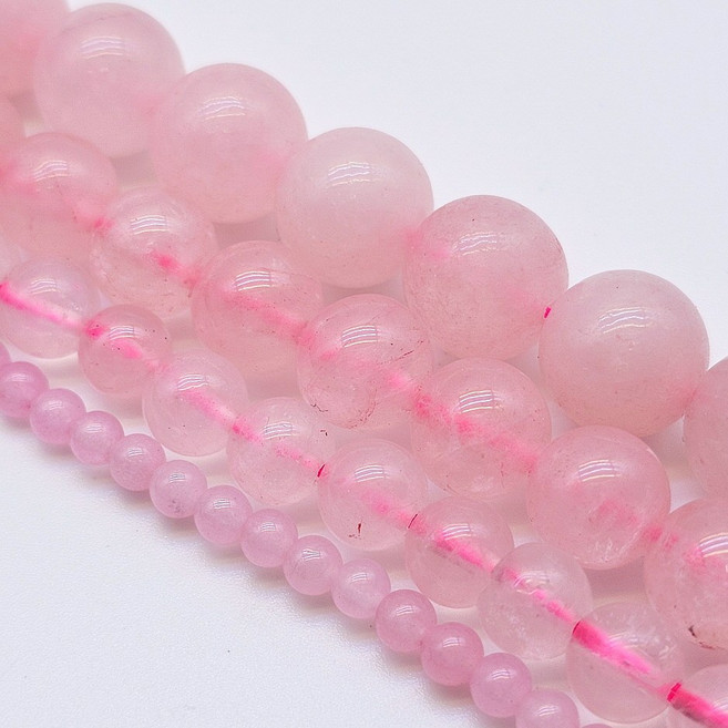 로즈쿼츠 장미석 원석재로 DIY 제작재료 팔찌 만들기 천연석 악세사리 부자재