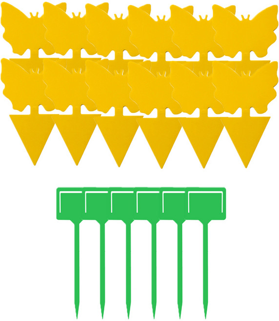 스마토이 초파리 끈끈이 가든트랩 12p + 가든픽 6p 세트, 1세트