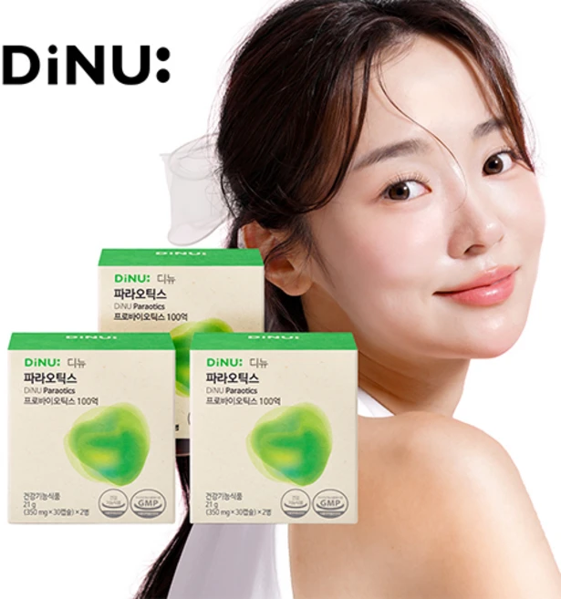 디뉴 파라오틱스 100억 유산균 파라 프로바이오틱스 (350mg x 60캡슐), 60정, 3박스 - 쿠팡