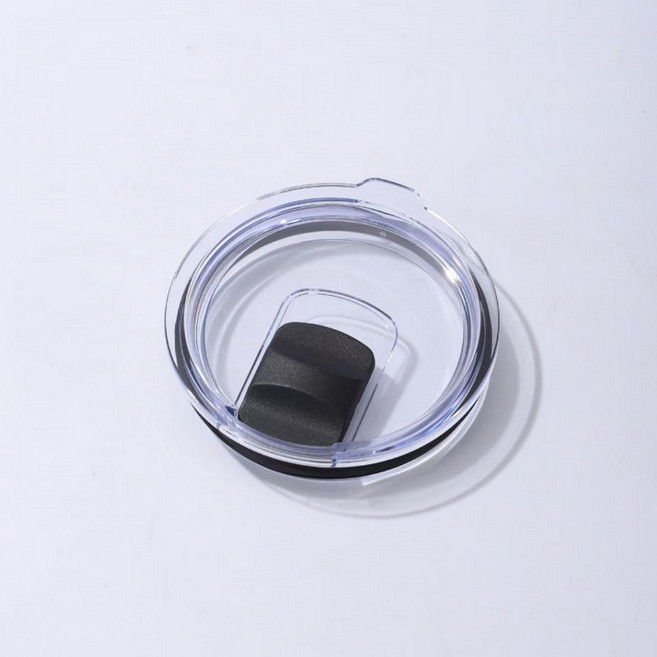 스탠리호환 스타벅스호환 교체용 뚜껑 자석 푸시형 투명 12온스 20온스 텀블러 머그컵, 30oz 자석 흡입 뚜껑 내경 9cm 블랙, 1개