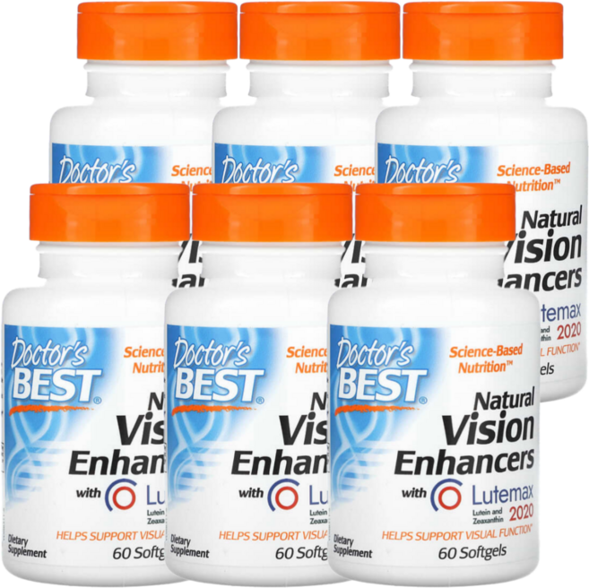 닥터스베스트 내추럴 비전 인핸서 60정 6통, 6개