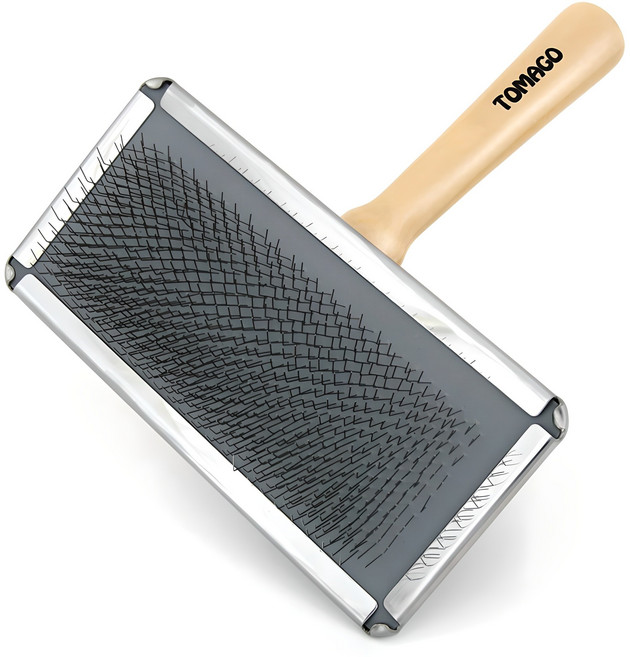 토마고 슬리커 브러쉬 11.7 x 13.6 cm, 혼합색상, 1개