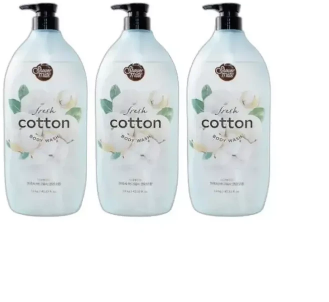 샤워메이트 프레시 바디워시 코튼1.2kg 3개, 1.2kg, 1개