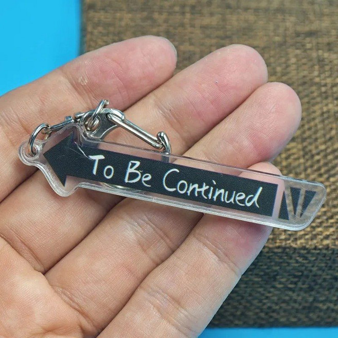 죠죠의기묘한모험 조조의기묘한모험 죠죠 To Be Continued 투비컨티뉴드 엔딩 문구 아크릴 키링