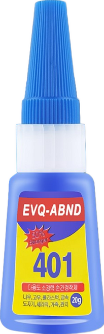 401強力膠水, 1個