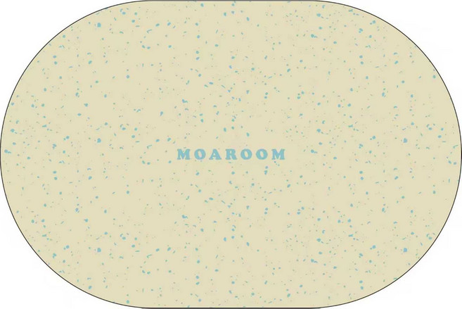 모아룸 오브제 빨아쓰는 규조토 발매트 원형, 버터