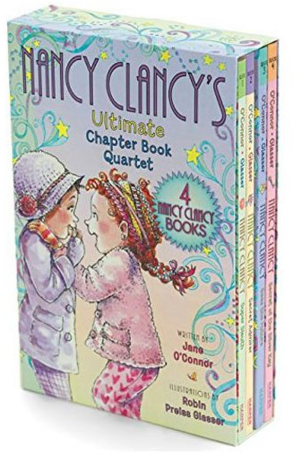 영문 영어 유아 도서 Fancy Nancy Clancy's Ultimate Chapter Book Quartet #1~#4 페이퍼백 4종 박스 세트 Paperback Boxed, 영문 영어 유아 도서 Fancy Nancy Clancy