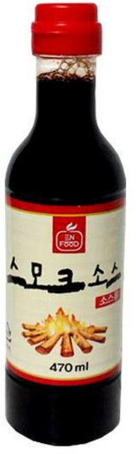 이엔 스모크소스/숯불향470ml, 1