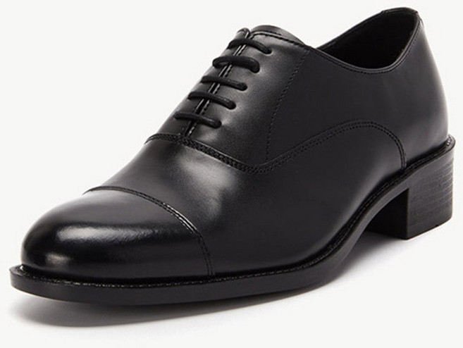 [STCO] 남성 +4cm 키높이 옥스포드 슈즈 블랙