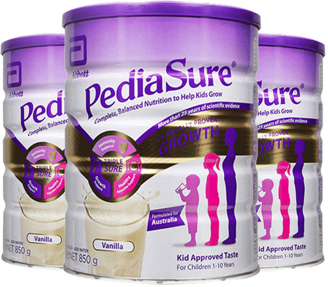 페디아슈어 호주 바닐라 단백질 프로틴 파우더 850g 3개