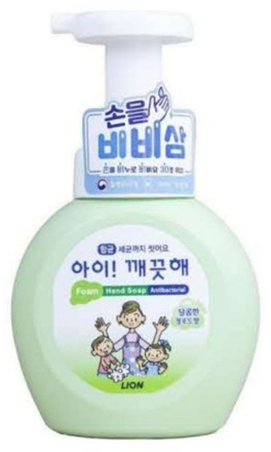 아이 깨끗해 핸드 솝 항균 폼 250ml 청포도향