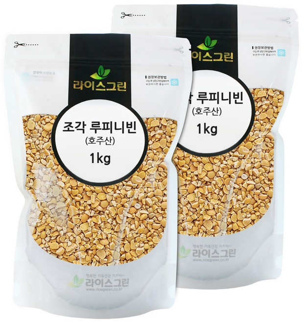 라이스그린 조각 루피니빈 (1kgx2개) 2kg 루핀빈 루피니빈콩 호주산 100%, 조각 루피니빈 (1kgx2개) / 2kg 콩 루핀콩 루, 1kg, 2개