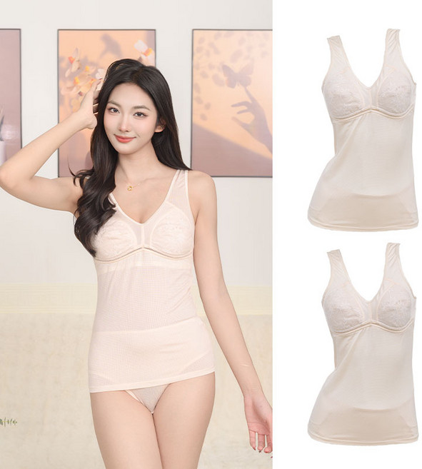 탑 8002# 여성 인견 자카드 노와이어&노몰드 브라런닝 1종2 종세트