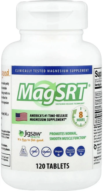 직소헬스 MagSRT 120 정, 4개, 120정 - 쿠팡