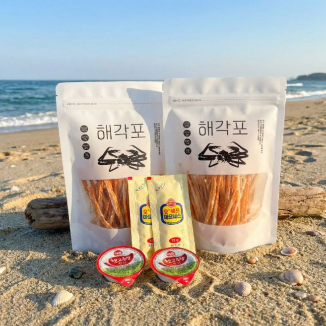 100%순살 완전손질 프리미엄 연지홍게 해각포 말린홍게다리, 1개, 50g