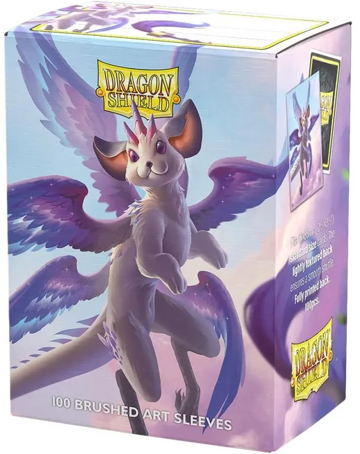 100ct 드래곤 쉴드 브러시 아트 슬리브 듀얼 토너먼트 마법의 PKM 수호자 66x91mm, 08 초콜릿