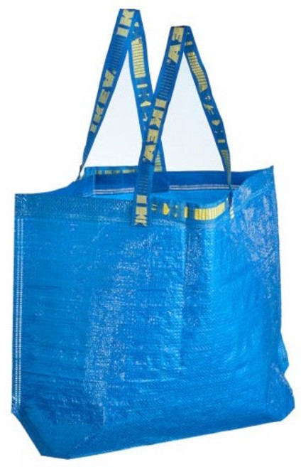 이케아 프락타 장바구니 쇼핑백 타포린백, 1개, 장바구니 M