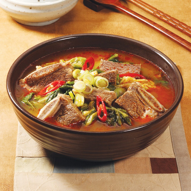 진한식품 얼큰한 진한 우거지갈비탕, 600g, 4개