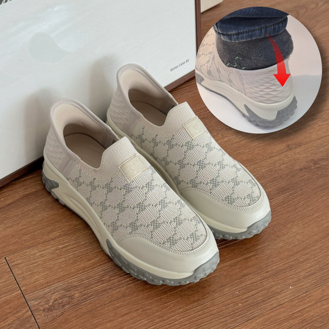 소울리 손대지 않고 신는 신발 핸즈프리 슬립온 스니커즈 발편한 여성 5cm 키높이 운동화