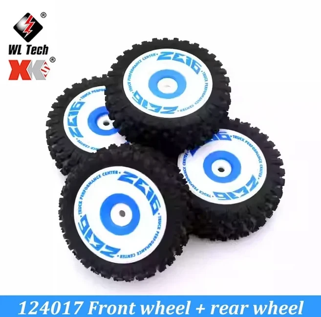 WLtoys 124017 112 RC 자동차 예비 부품 브러시리스 모터 리시버 ESC 스윙 암 차동 기어박스 타이어 조립, 08