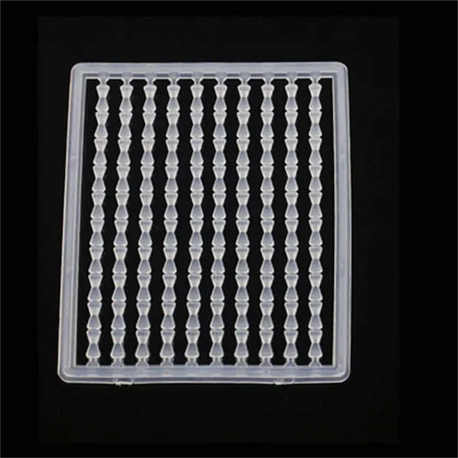 마이크로 미끼 스토퍼 Boilie V 구슬 잉어 거치대 드릴 스톱 낚시 태클 액세서리 팩당 5 장, 02 White