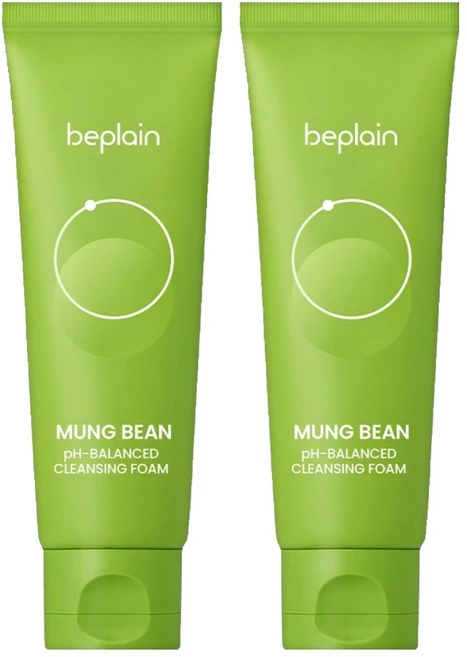 비플레인 녹두 약산성 클렌징폼, 80ml, 2개 - 쿠팡