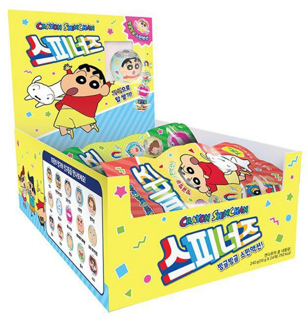 짱구는 못말려 피젯 젤리 스피너즈 24개입