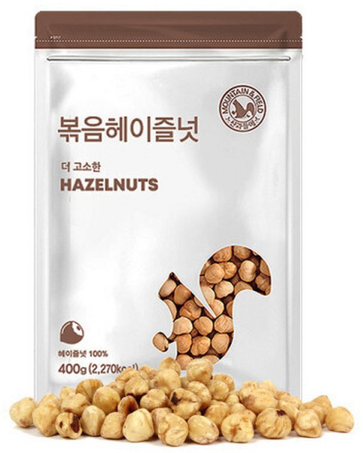 견과류 볶음헤이즐넛400g x1봉, 1개