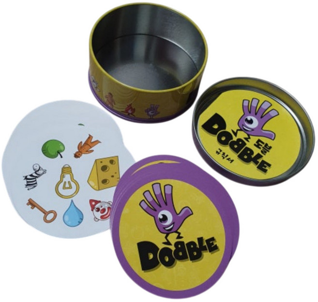 코리아보드게임즈 도블 순발력 게임, 10개, 혼합색상 (BASIC)