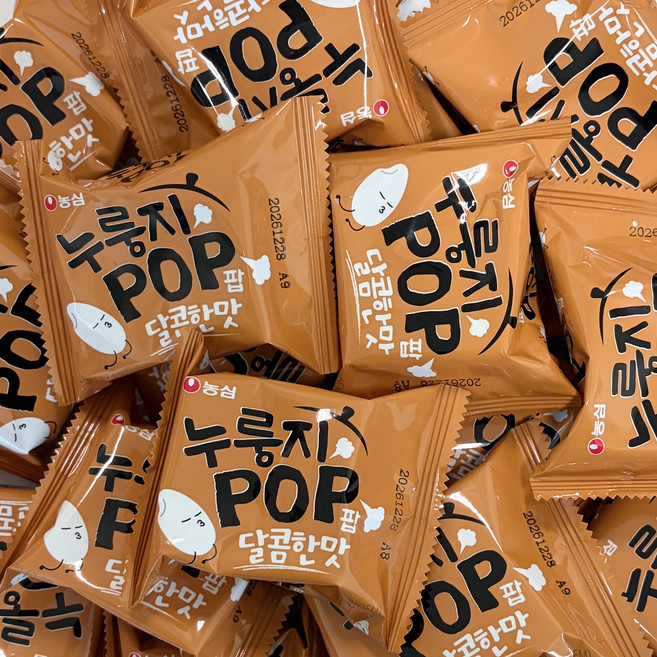 농심 누룽지팝 탕비실 사무실간식 대용량 30개(개별포장), 35.5g, 30개