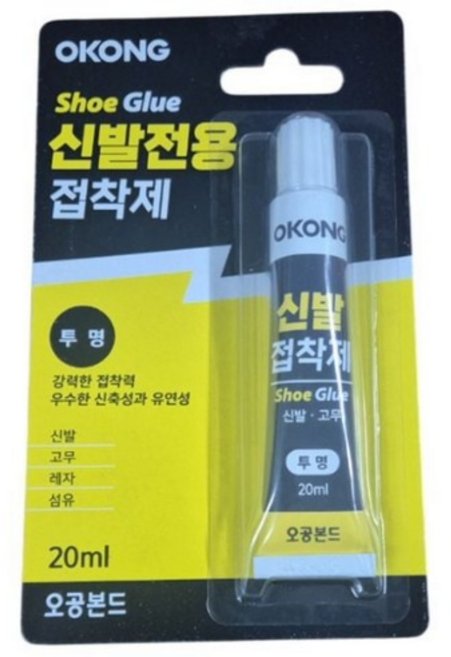 오공 신발 접착제 밑창 구두 수선 투명 강력 보수 운동화 pil+74740rT, 1개