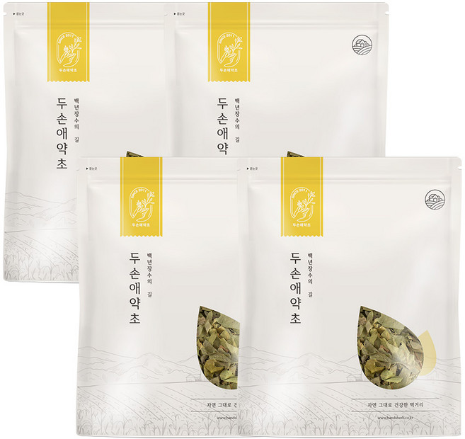 두손애약초 국산 감잎 감잎차 감나무잎 감나무잎차, 4개, 300g