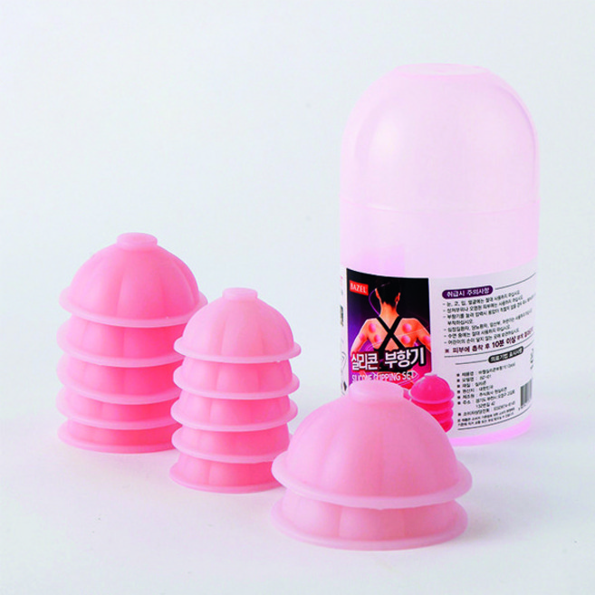 하이메디 국산 건강 수동식 실리콘부항기