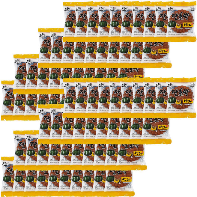 진푸드 단호박 약과, 80개, 60g