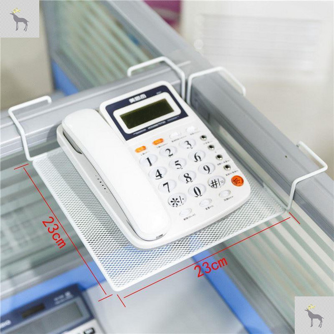 삼각 철제 선반 전화기 트레이 받침대 옵션18 일층 1개, 옵션6 일층