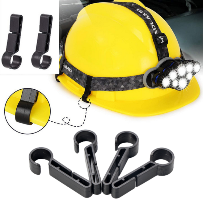 안전모 하이바 고정 클립 고리, 1개