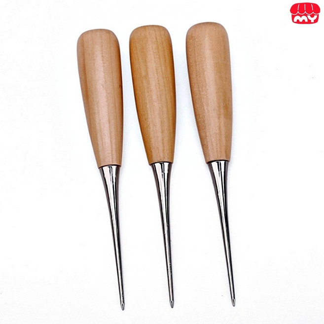 가죽 송곳 날카로운 가죽 공예용 원목 송곳 공방 의상실 가정