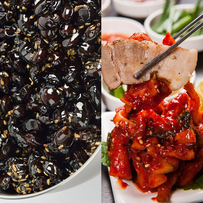 해성 반찬모음 콩조림1kg + 무말랭이무침1kg 기획패키지 _아이스박스출고, 1개, 2kg