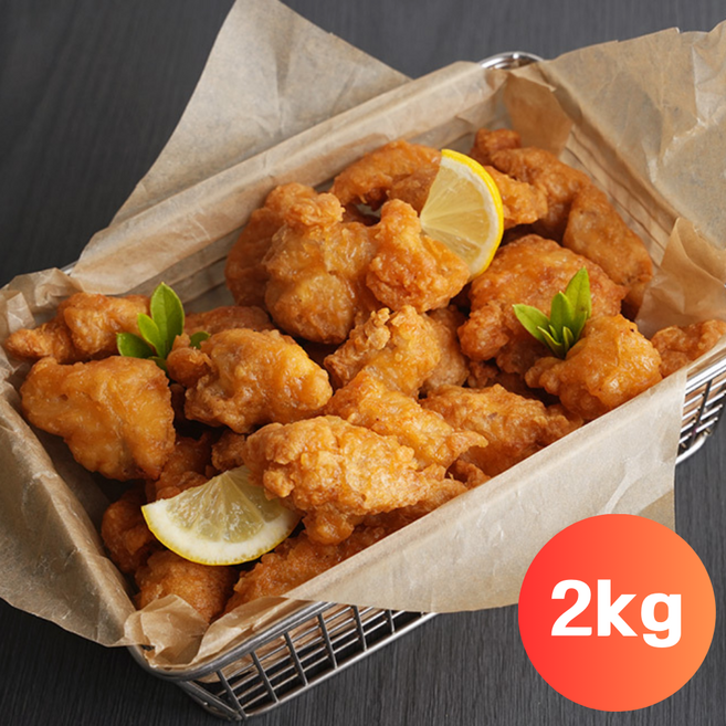 맘스터치 시그니처 순살치킨 닭다리살 겉바속촉, 2세트, 1kg