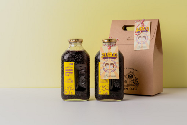 용인청정팜 블루베리차 (레트로에드션 한정판매), 200ml, 1개입