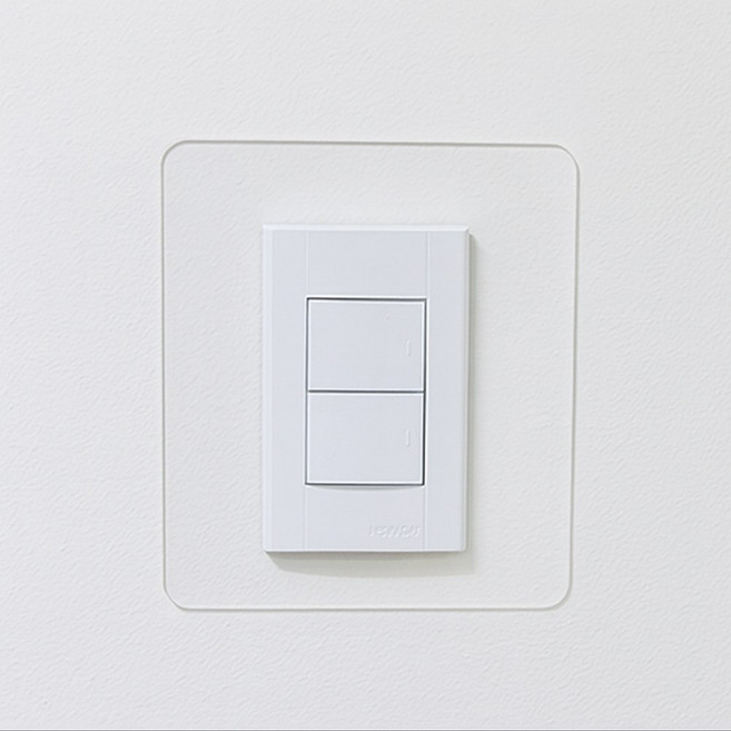 [플러스아크릴] 아크릴 스위치커버 투명 손때방지 국산 소, 1. 스위치커버-소