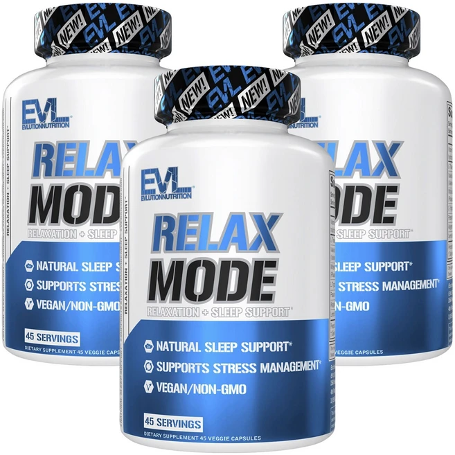 EVLUTIONNUTRITION 릴렉스 모드 베지 캡슐, 3개, 45정 - 쿠팡