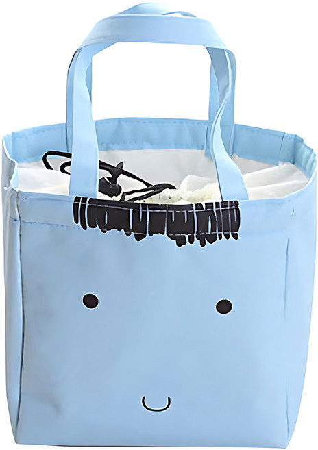 슈퍼식스 귀여운 방수 피크닉가방 블루베어, 1개, 코끼리