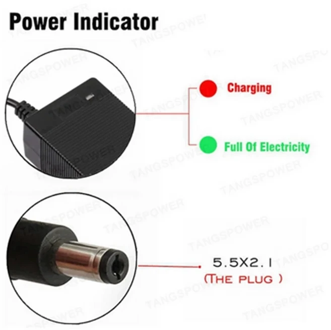 냉각 선풍기 XLR DC 샤오미 호환 리튬 이온 배터리 팩 고속 충전 10 시리즈용 42V 4A 3A 36V, 01 영국, 01 CHINA, 06 4A DC 5.5x2.1
