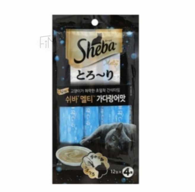 FIM 쉬바 멜티 가다랑어 4개입 48G 고양이간편간식 고양이부드러운파우치