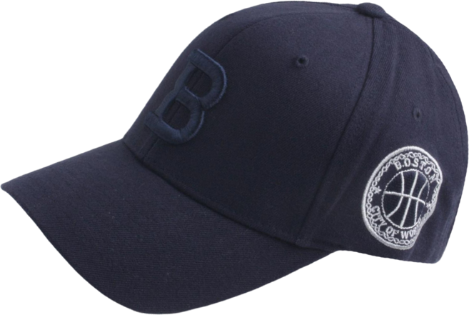 B1027 폴리에스터 B 로고 스판 밴딩 볼캡 야구모자