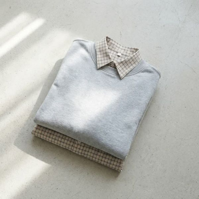 마인드브릿지 스웨트 오버핏 데일리 맨투맨 - 3color M1TS0121